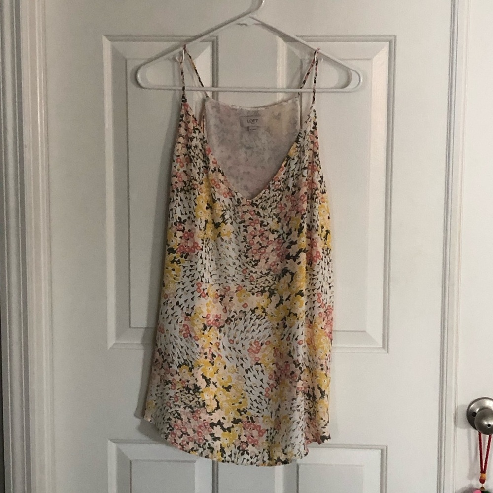 LOFT Multicolor Floral Camisole
